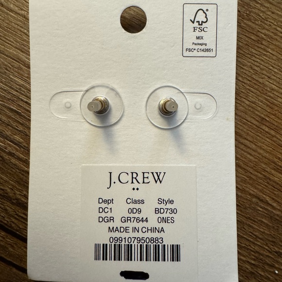 J.Crew Gold Stud Earrings - Picture 3 of 3